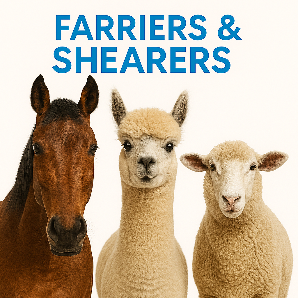 Farriers & Shearers NZ-Wide